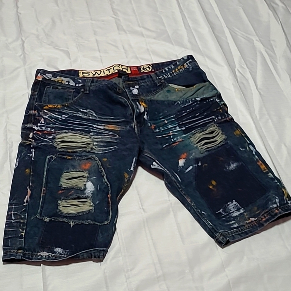 MENS JEAN SHORTS SZ 40